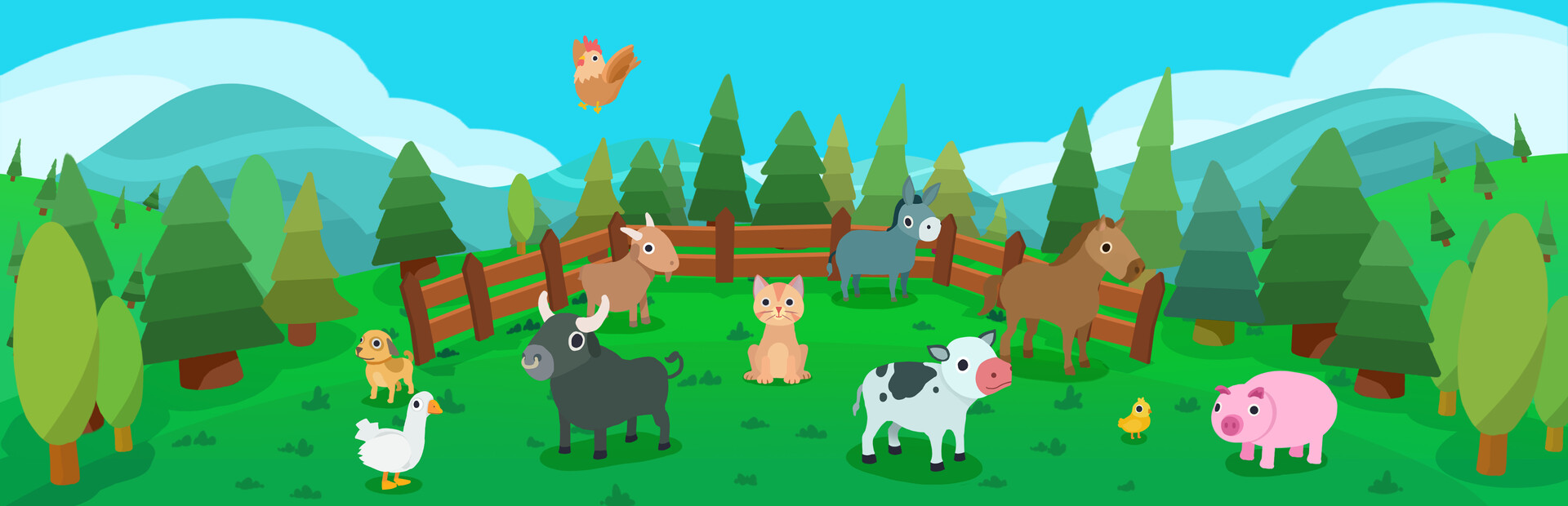 Cat & Farm Pals